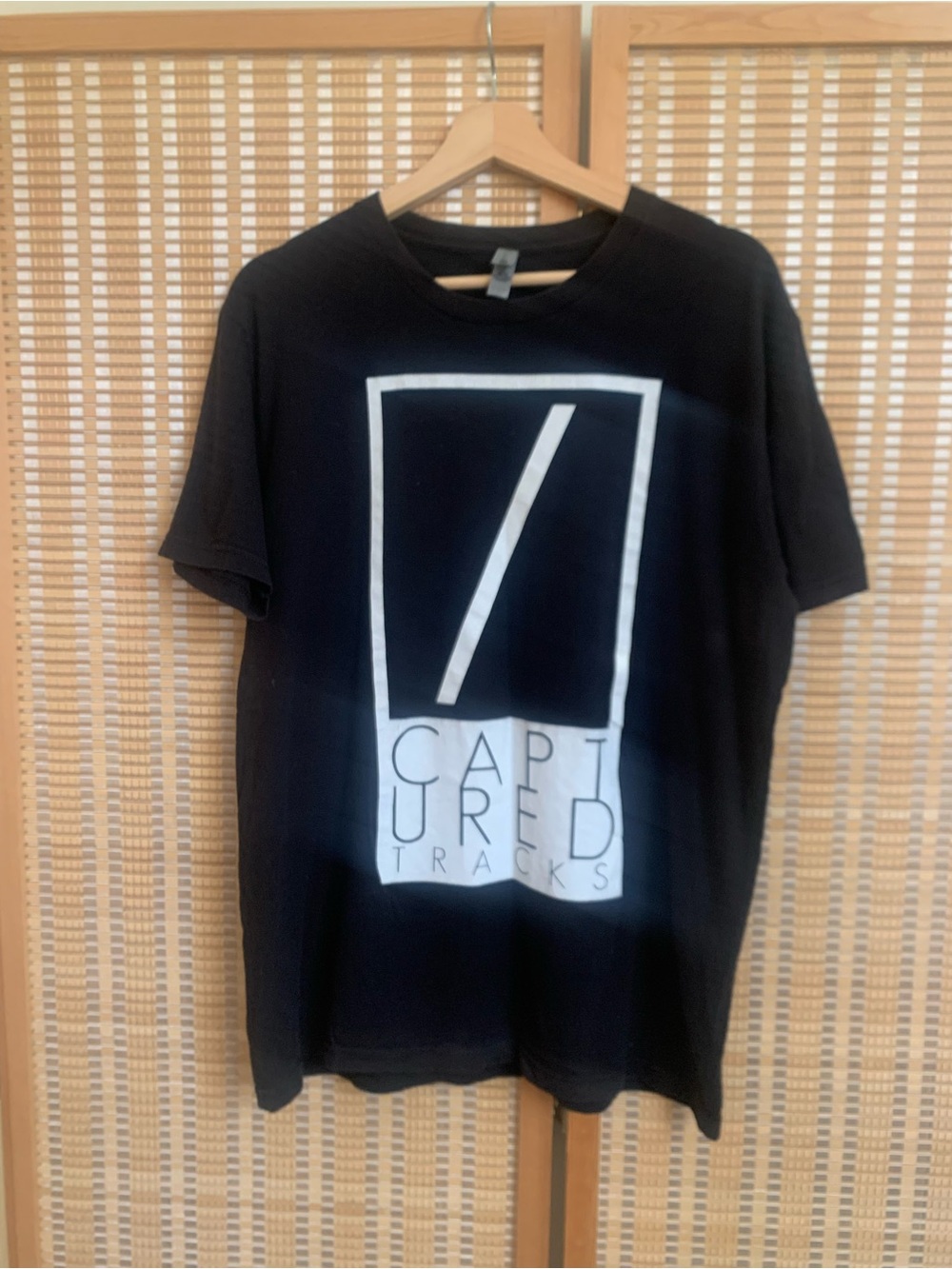 Captured Tracks Black Graphic Logo T-Shirt